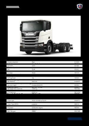 Fahrgestell Scania R 280 B6x4NA