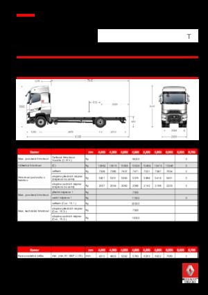 Fahrgestell Renault T 440.18 HIGHCAB 4x2 R E6 (LHD)