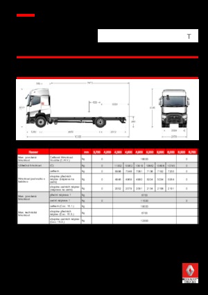 Fahrgestell Renault T 460.18 4x2 R LOW E6