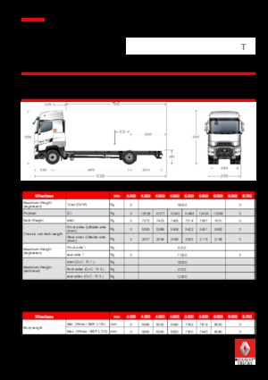 Fahrgestell Renault T 520.18 HIGHCAB 4x2 R LOW E6 (LHD)