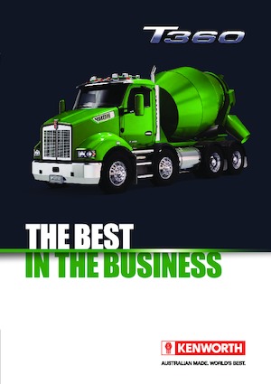 Fahrgestell Kenworth T360 Day Cab ISLE5 8x4