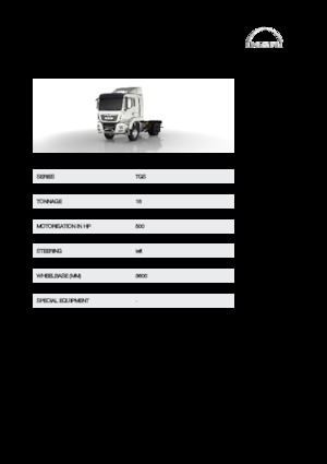 Fahrgestell MAN TGS 18.500 4x4