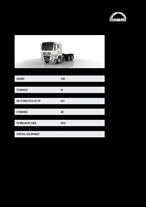 Fahrgestell MAN TGS 26.500 6x6H