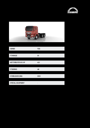 Fahrgestell MAN TGS 33.420 6x6H