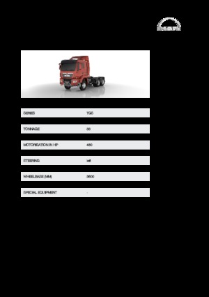 Fahrgestell MAN TGS 33.460 6x6