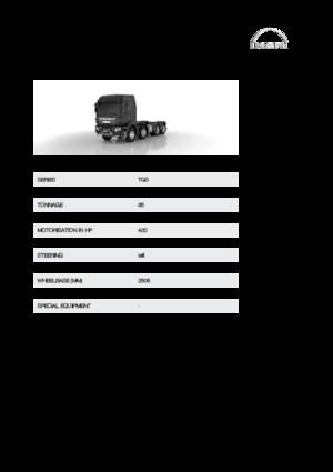Fahrgestell MAN TGS 35.420 8x6H