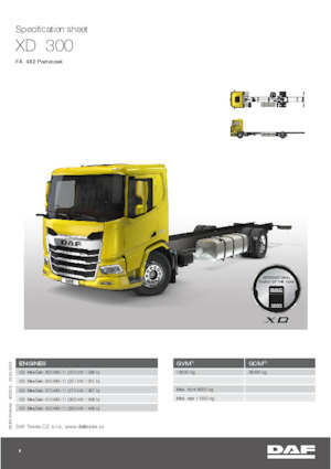 Fahrgestell DAF XD 340 FA