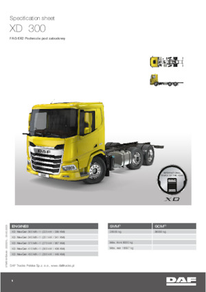 Fahrgestell DAF XD 300 FAG