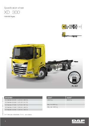 Fahrgestell DAF XD 300 FAN