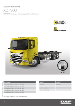 Fahrgestell DAF XD 340 FAR