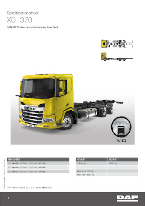 Fahrgestell DAF XD 450 FAN Low Deck