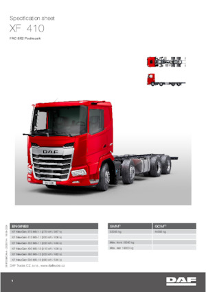 Fahrgestell DAF XF 480 FAC