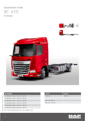 Fahrgestell DAF XF 410 FA