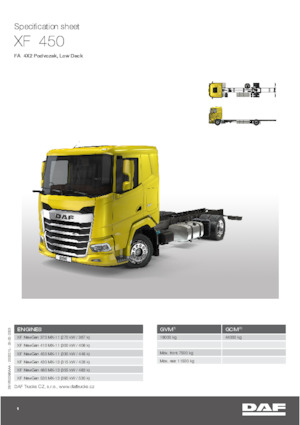 Fahrgestell DAF XF 430 FA Low Deck