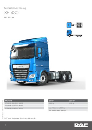Fahrgestell DAF XF 430 FAT