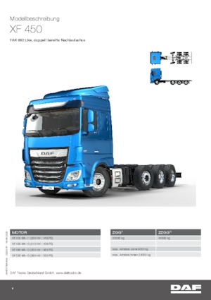 Fahrgestell DAF XF 450 FAK