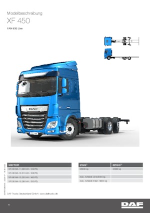 Fahrgestell DAF XF 450 FAN