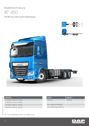 Fahrgestell DAF XF 450 FAR