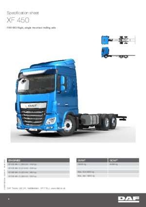 Fahrgestell DAF XF 450 FAR