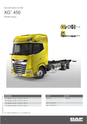 Fahrgestell DAF XG+ 530 FAN