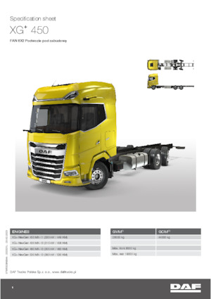 Fahrgestell DAF XG+ 530 FAN