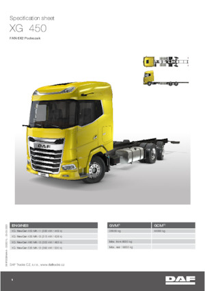 Fahrgestell DAF XG 530 FAN