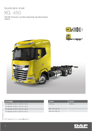 Fahrgestell DAF XG 430 FAR Low Deck