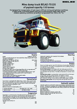 Muldenkipper-SKW Belaz 75135