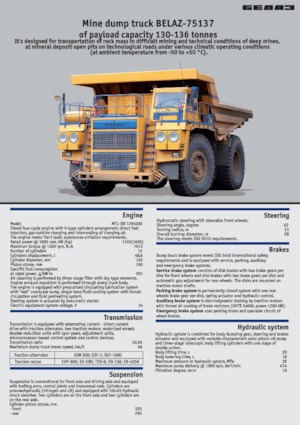 Muldenkipper-SKW Belaz 75137
