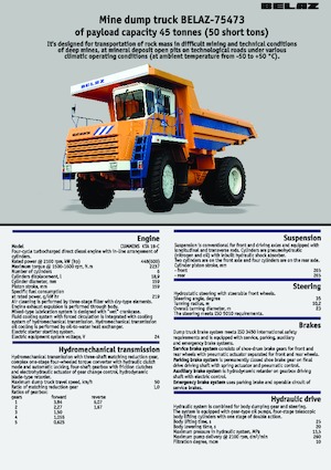 Muldenkipper-SKW Belaz 75473