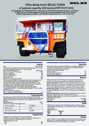 Muldenkipper-SKW Belaz 75604