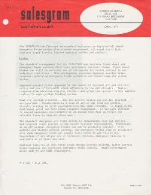 Muldenkipper-SKW Caterpillar 769B