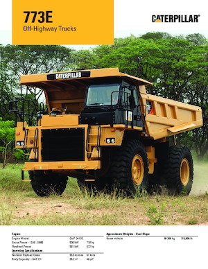 Muldenkipper-SKW Caterpillar 773E