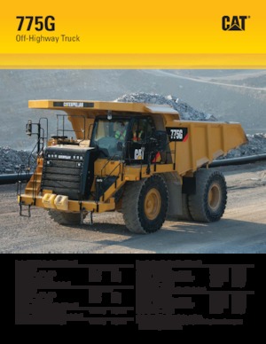 Muldenkipper-SKW Caterpillar 775G