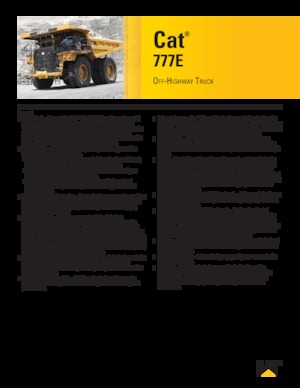 Muldenkipper-SKW Caterpillar 777E