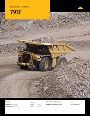 Muldenkipper-SKW Caterpillar 793F