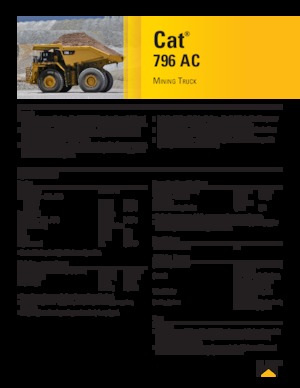 Muldenkipper-SKW Caterpillar 796 AC