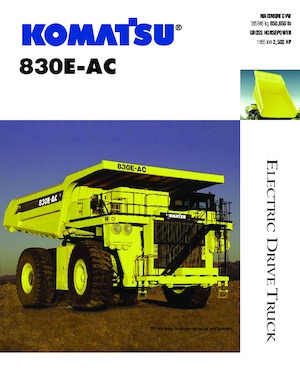 Muldenkipper-SKW Komatsu 830E-1AC