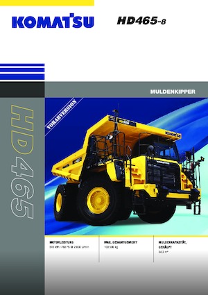 Muldenkipper-SKW Komatsu HD465-8E0