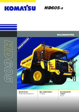 Muldenkipper-SKW Komatsu HD605-8E0