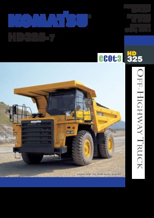 Muldenkipper-SKW Komatsu HD325-7