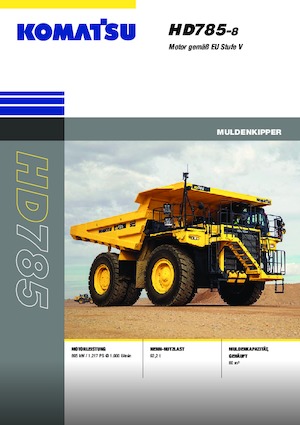 Muldenkipper-SKW Komatsu HD785-8E0