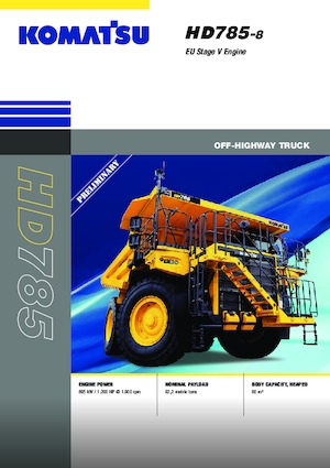 Muldenkipper-SKW Komatsu HD785-8E0
