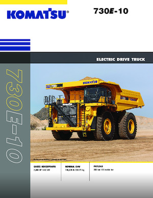 Muldenkipper-SKW Komatsu 730E-10