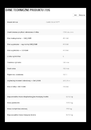 Muldenkipper-SKW Caterpillar 772G