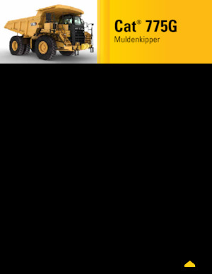 Muldenkipper-SKW Caterpillar 775G