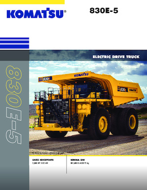Muldenkipper-SKW Komatsu 830-E