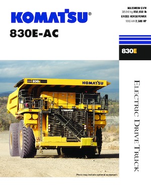 Muldenkipper-SKW Komatsu 830E-AC