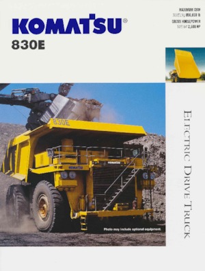 Muldenkipper-SKW Komatsu 830E