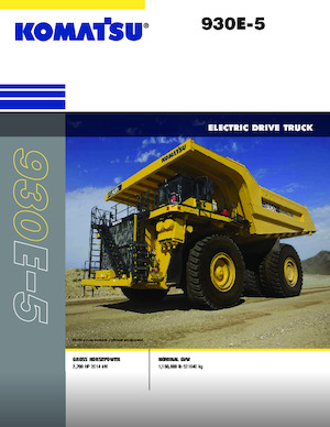 Muldenkipper-SKW Komatsu 930E